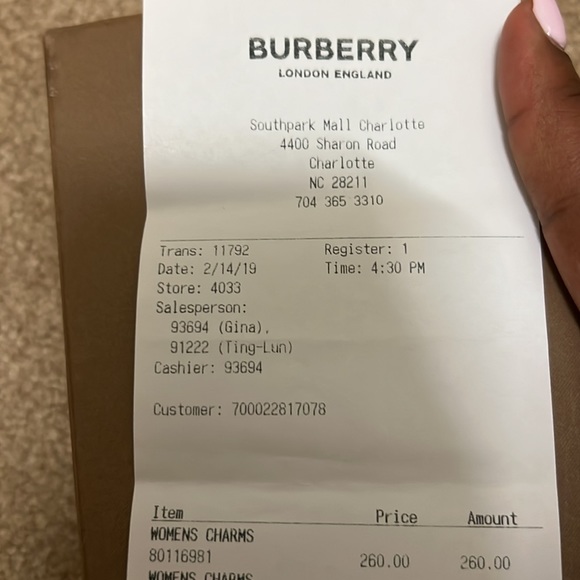 Burberry Key charm - Picture 4 of 4